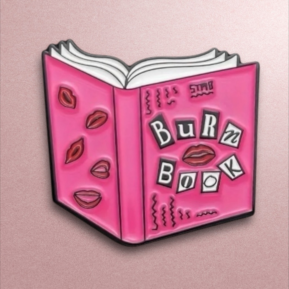 Mean Girls Burn Book Enamel Pin - Picture 1 of 4